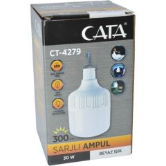Cata Ct-4279 30w 300 Lümen Usb Şarjlı Torch Led Ampul