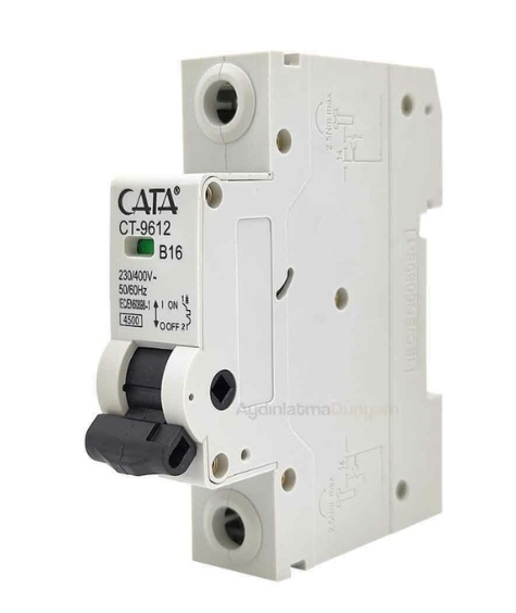 Cata Ct 9612 1x16A B Tipi Otomatik Sigorta