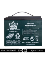 5 adet / Ortec 60/80 Amper Elektrikli Bisiklet Aküsü