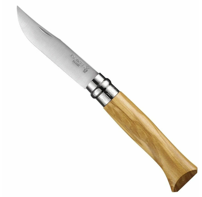 Opinel Inox No 6 Zeytin Saplı Paslanmaz Çelik Çakı