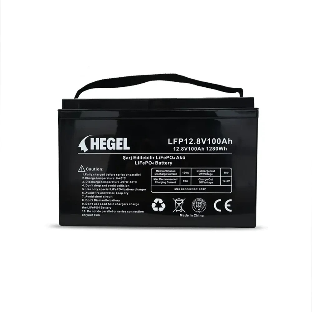 HEGEL 12.8V 100AH LİFEPO4 LİTYUM AKÜ