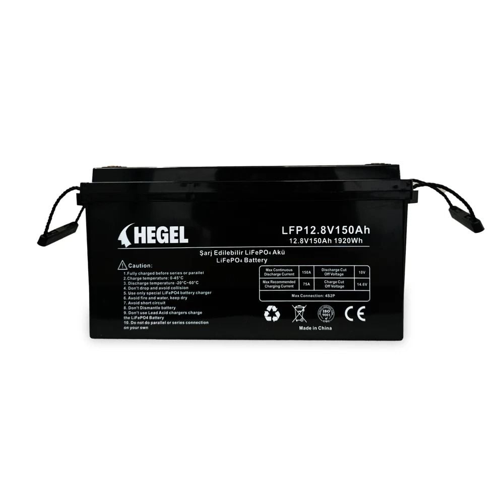 HEGEL 12.8V 150AH LİFEPO4 LİTYUM AKÜ