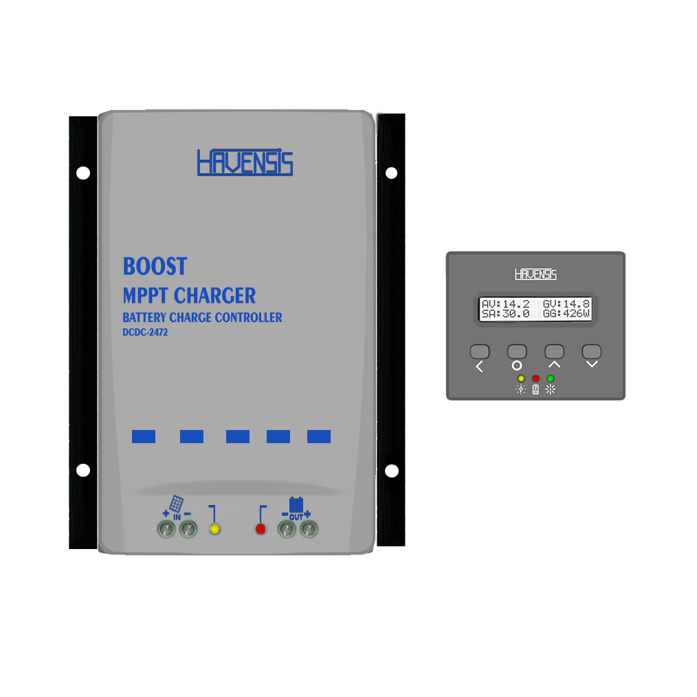 Havensis Boost Mppt Elektrikli Bisiklet Akü Için 24v, 36v, 48v, 60v, 72v Dc Solar Şarj Cihazı