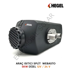 Hegel KARAVANLAR İÇİN ARAÇ ISITICI SPLİT WEBASTO 5KW DİZEL 12V