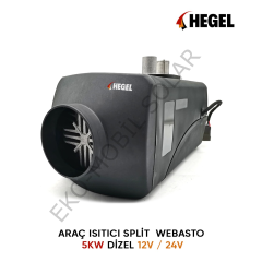 Hegel KARAVANLAR İÇİN ARAÇ ISITICI SPLİT WEBASTO 5KW DİZEL 12V